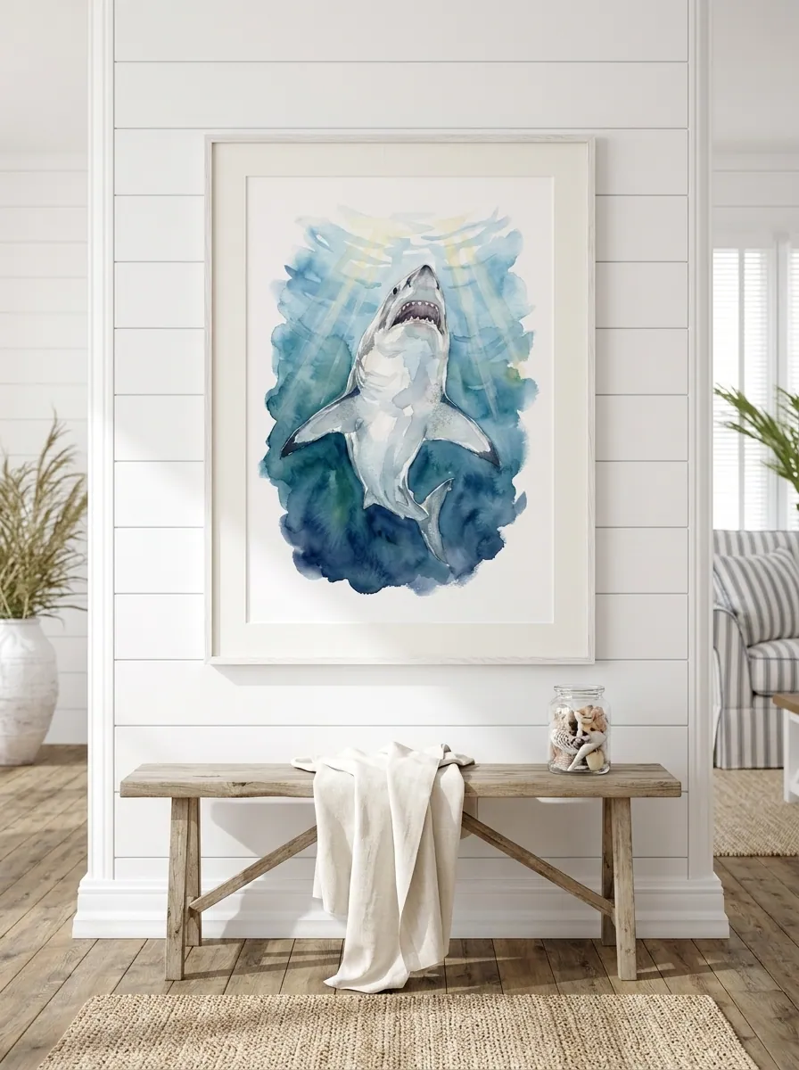 Great White Rising in room